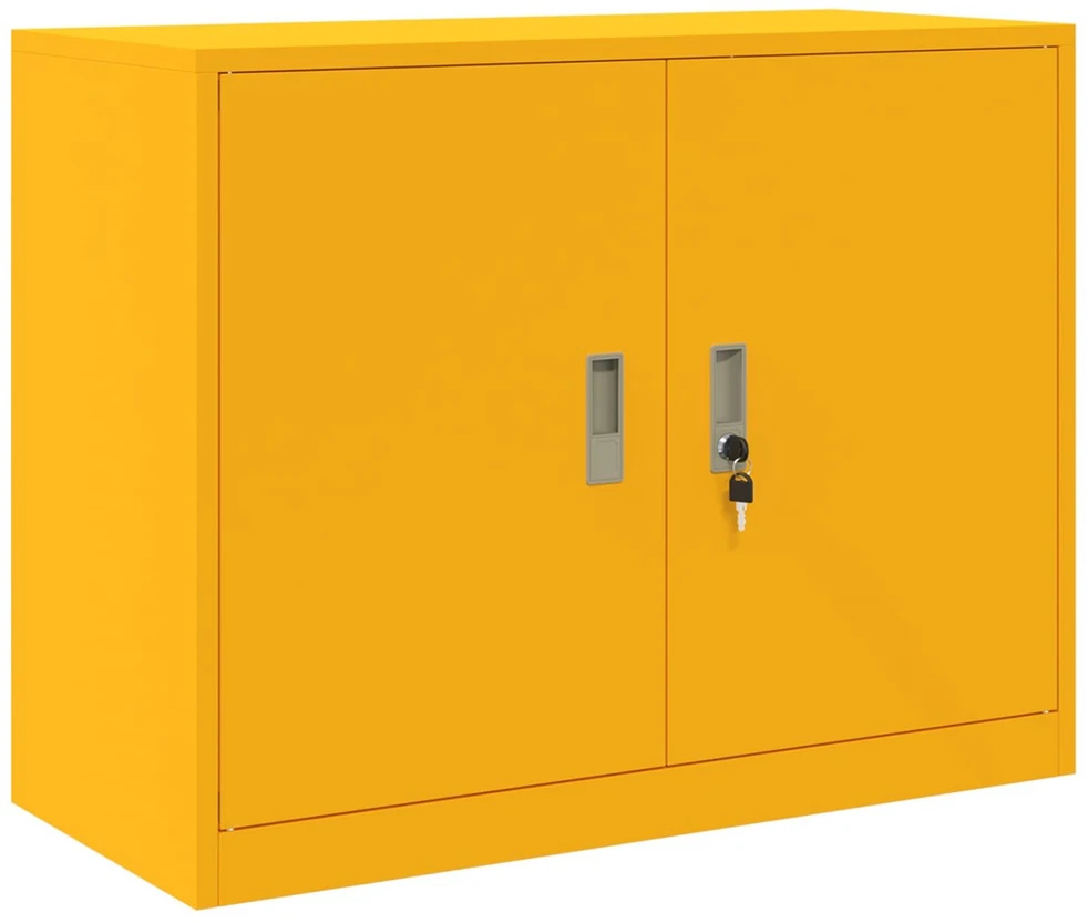 Oppbevaringsskap 2 vnt. Garstyčių geltona 90 x 40 x 175 cm
