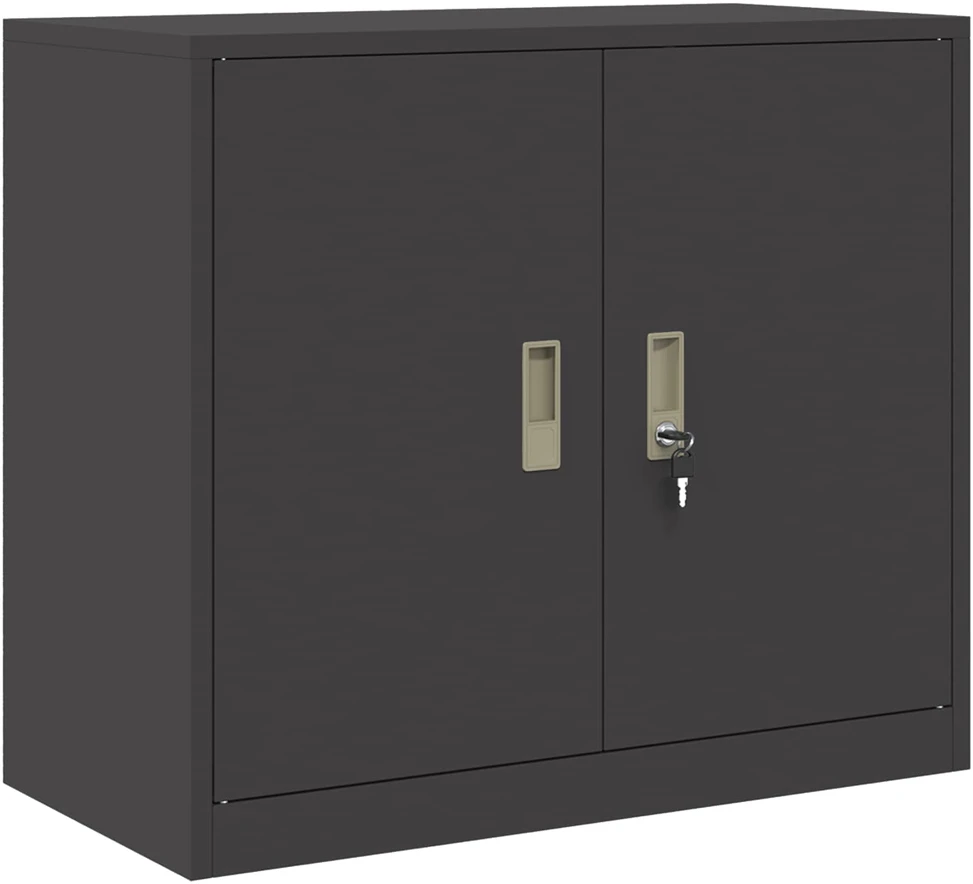 Oppbevaringsskap 2 vnt. Juoda 80 x 40 x 210 cm Plienas
