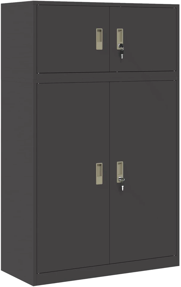 Oppbevaringsskap 2 vnt. Juodas 90 x 40 x 145 cm Plienas