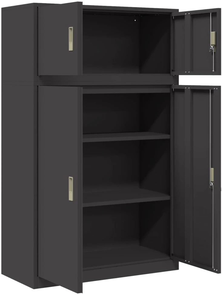 Oppbevaringsskap 2 vnt. Juodas 90 x 40 x 145 cm Plienas