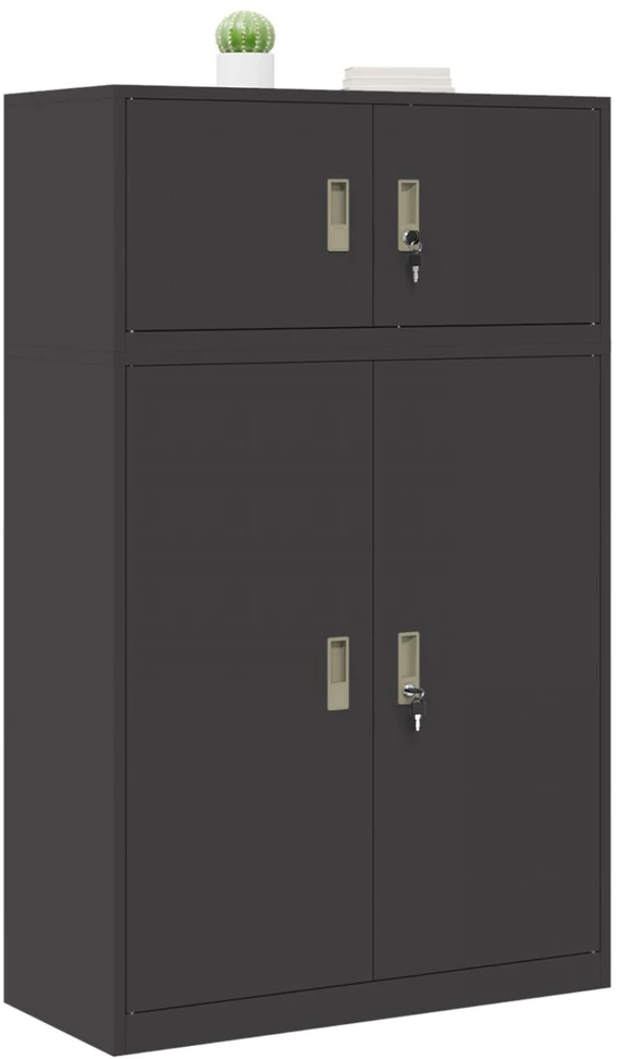Oppbevaringsskap 2 vnt. Juodas 90 x 40 x 145 cm Plienas