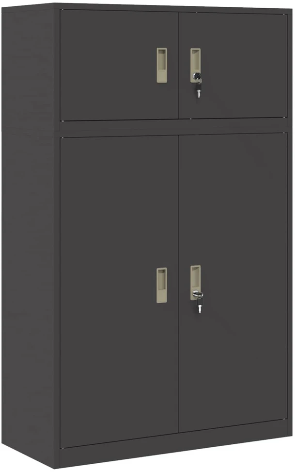 Oppbevaringsskap 2 vnt. Juodas 90 x 40 x 145 cm Plienas
