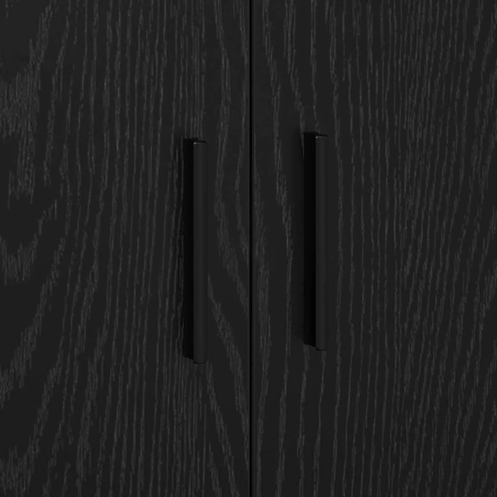 Oppbevaringsskap 2 vnt. Juodas ąžuolas 127 x 41 x 40 cm
