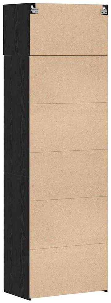 Oppbevaringsskap 2 vnt. Juodas ąžuolas 70 x 42,5 x 185 cm