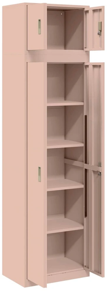 Oppbevaringsskap 2 vnt. Rožinė 60 x 40 x 220 cm Plienas