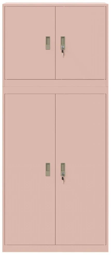Oppbevaringsskap 2 vnt. Rožinė 90 x 40 x 210 cm Plienas