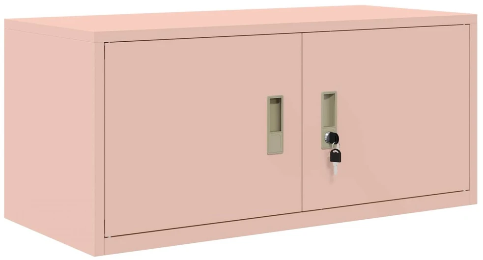 Oppbevaringsskap 2 vnt. Rožinė 90 x 40 x 220 cm Plienas