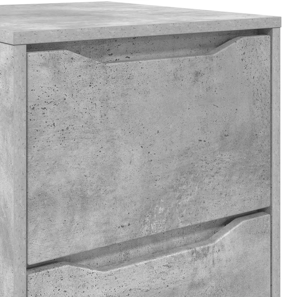 Oppbevaringsskap 40 x 48 x 105 cm Apdirbta mediena Betono pilka