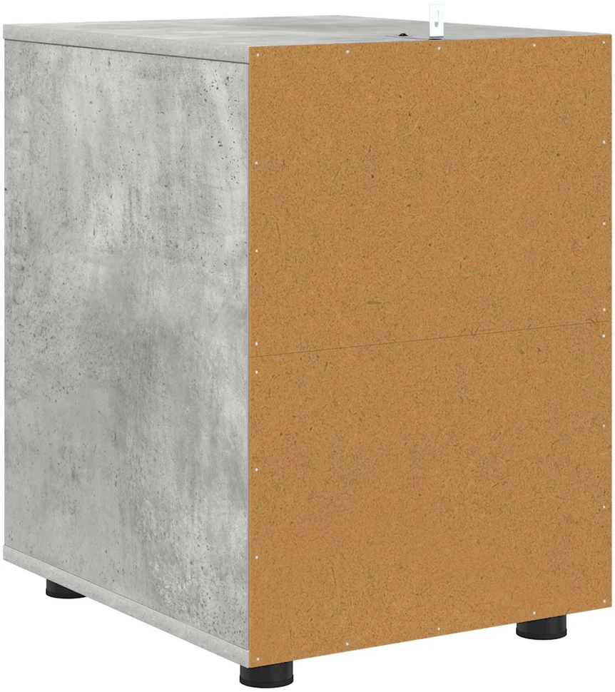 Oppbevaringsskap 40 x 48 x 57 cm Apdirbta mediena Betono pilka