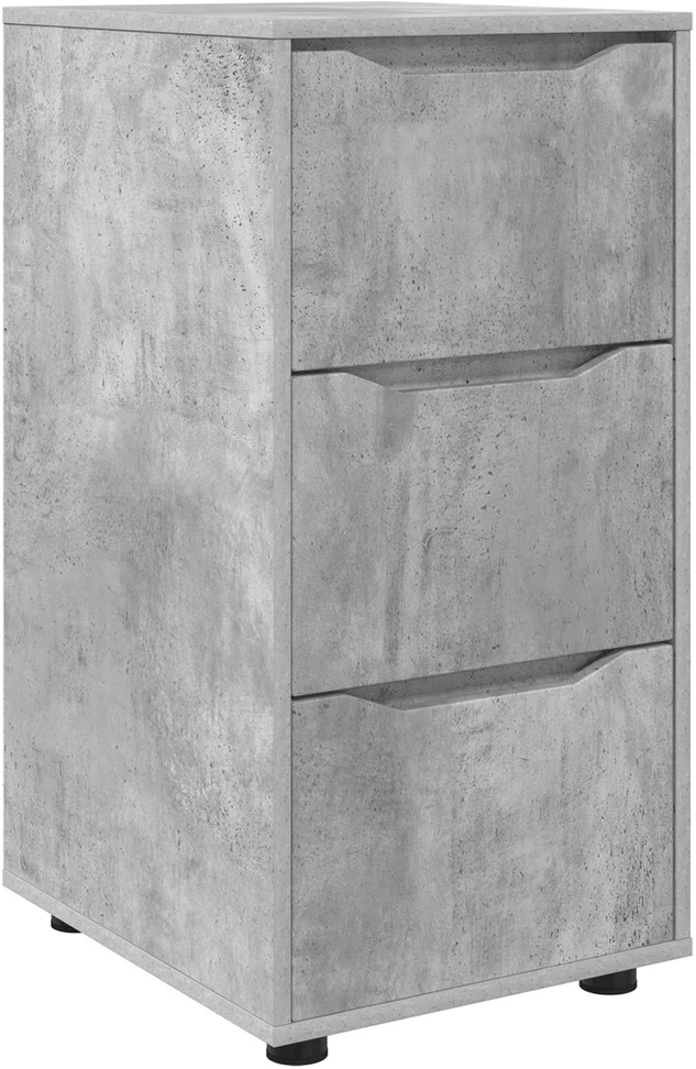 Oppbevaringsskap 40 x 48 x 81 cm Apdirbta mediena Betono pilka
