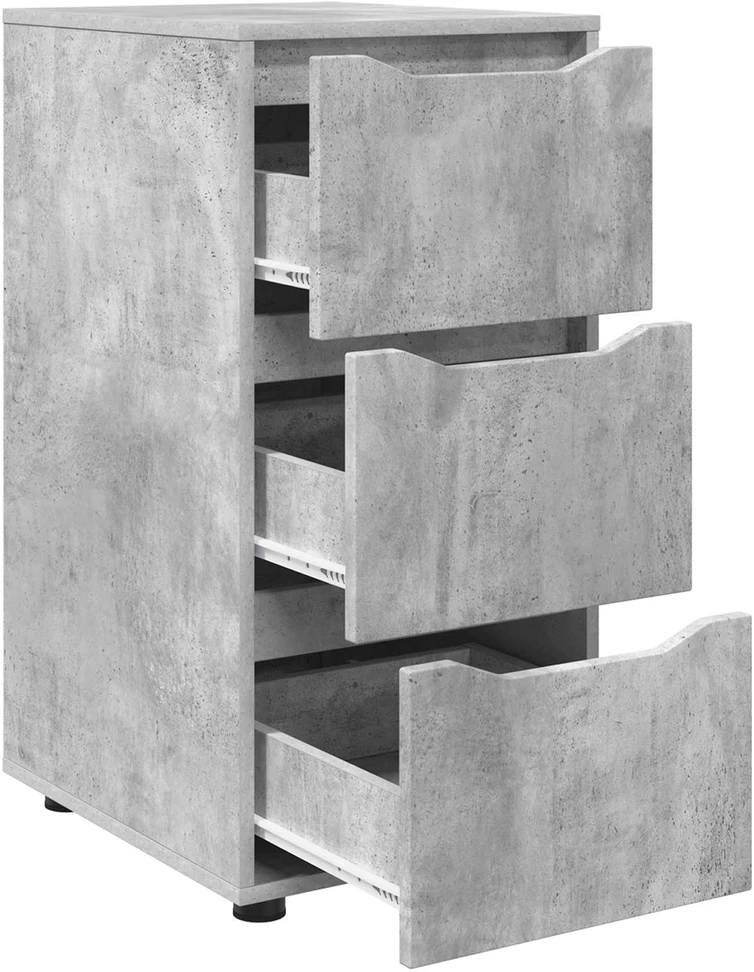 Oppbevaringsskap 40 x 48 x 81 cm Apdirbta mediena Betono pilka