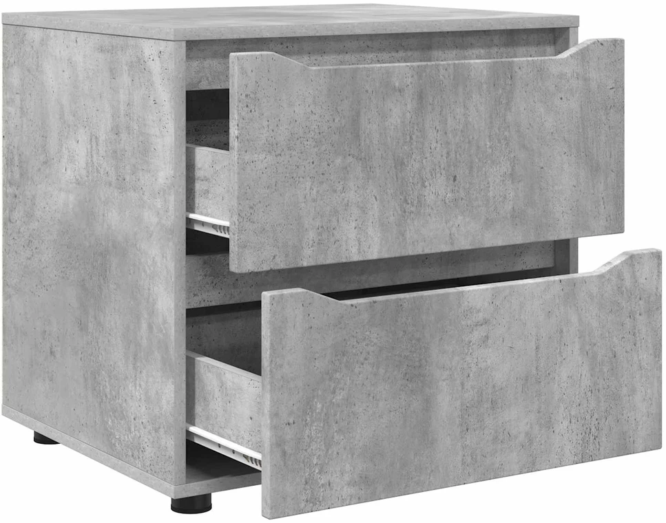 Oppbevaringsskap 60 x 48 x 57 cm Apdirbta mediena Betono pilka