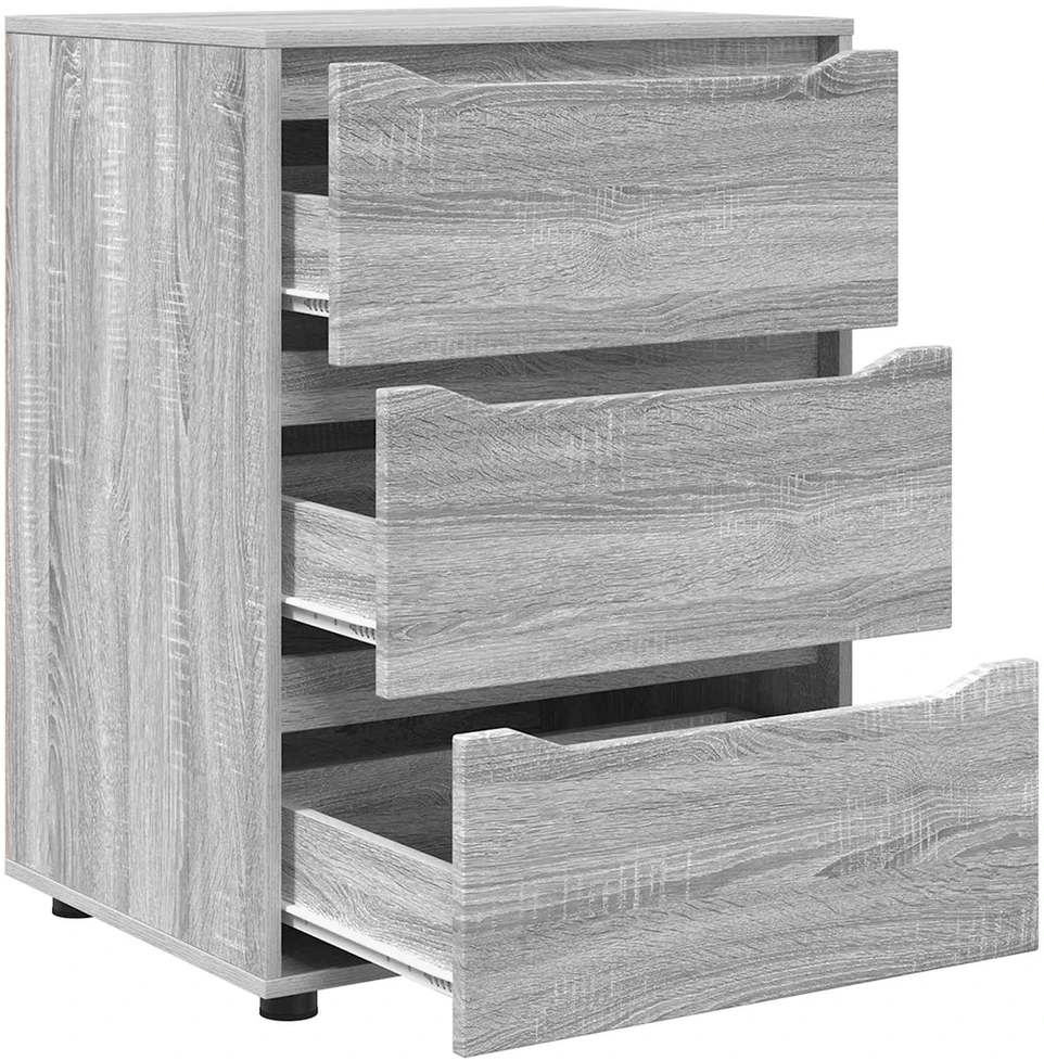 Oppbevaringsskap 60 x 48 x 81 cm Apdirbta mediena Pilkas Sonoma