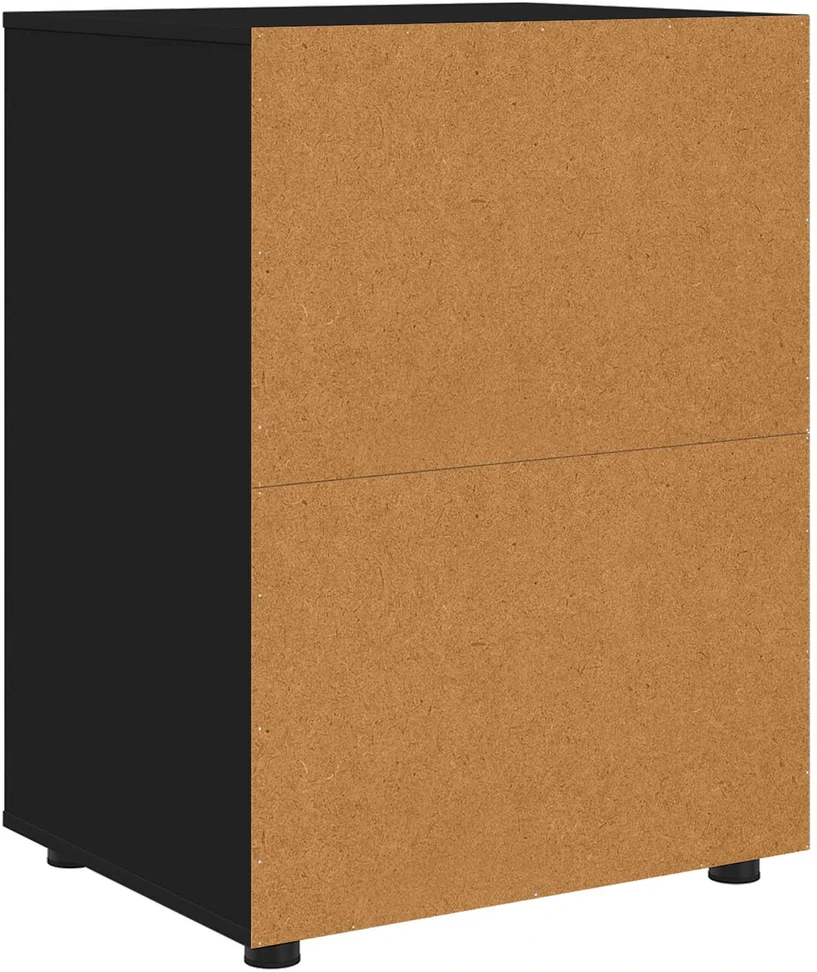 Oppbevaringsskap 60 x 48 x 81 cm Apdirbta mediena Juoda