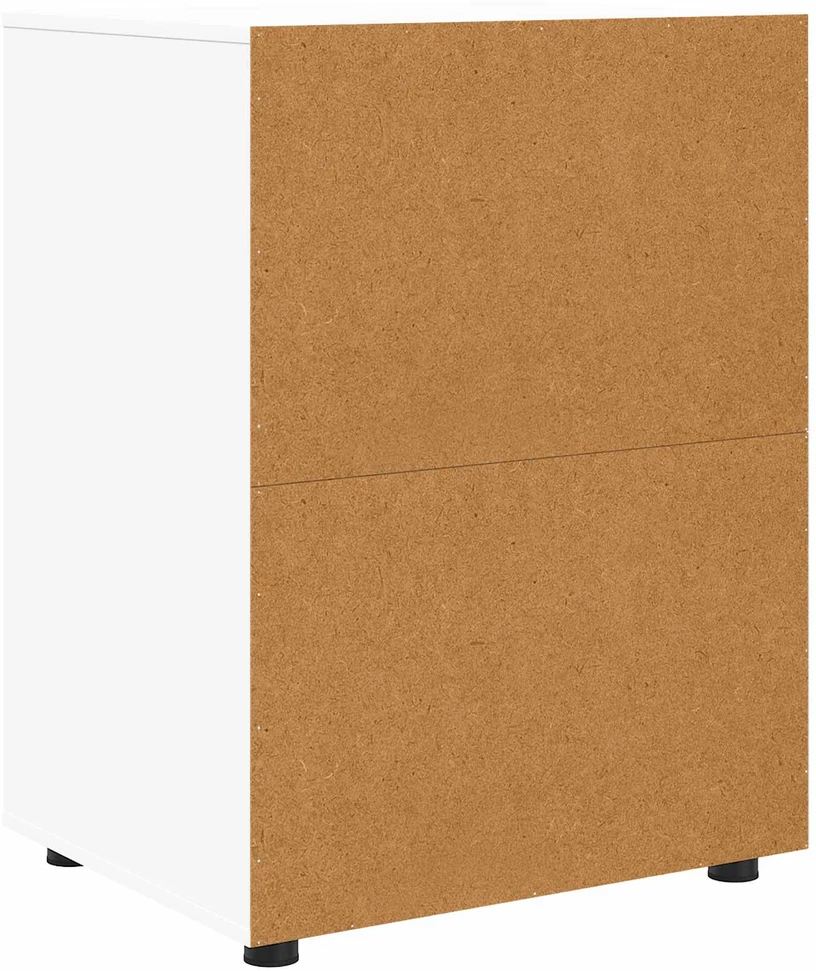 Oppbevaringsskap 60 x 48 x 81 cm Apdirbta mediena Balta
