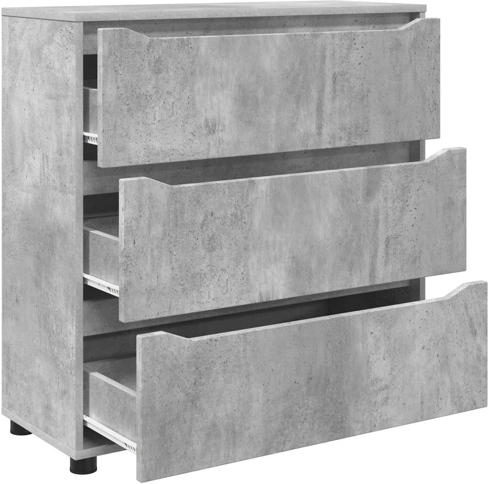 Oppbevaringsskap 80 x 31 x 81 cm Apdirbta mediena Betono pilka