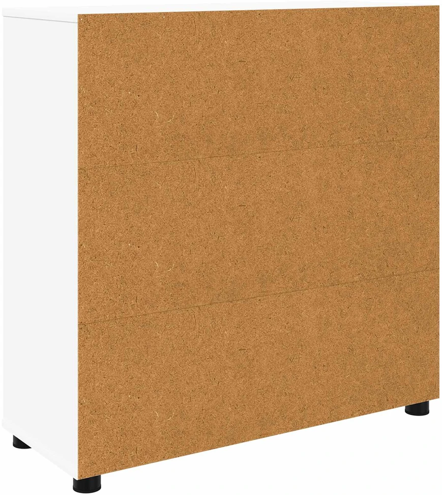 Oppbevaringsskap 80 x 31 x 81 cm Apdirbta mediena Balta