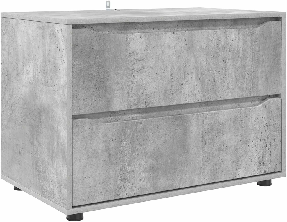 Oppbevaringsskap 80 x 48 x 57 cm Apdirbta mediena Betono pilka