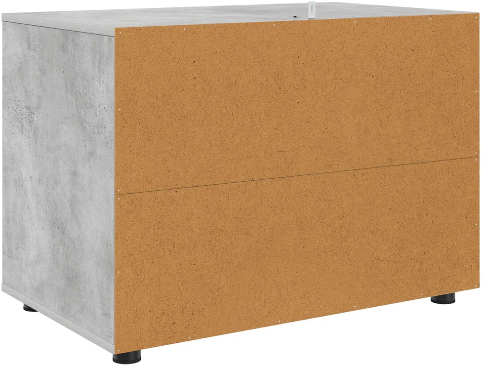 Oppbevaringsskap 80 x 48 x 57 cm Apdirbta mediena Betono pilka