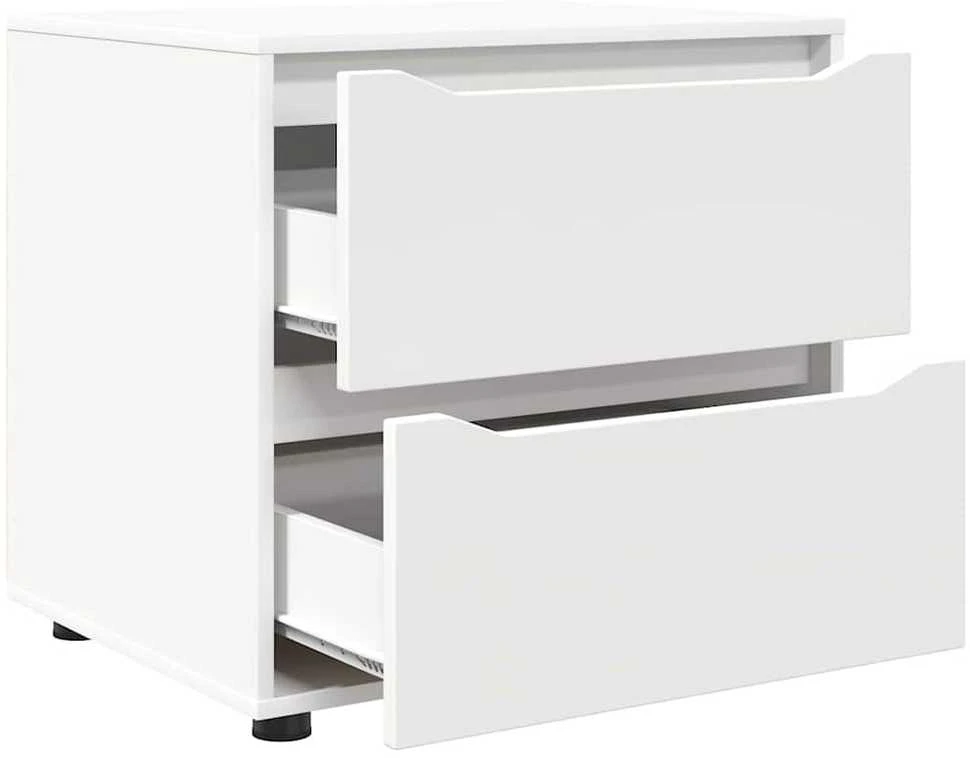 Oppbevaringsskap 60 x 48 x 57 cm Apdirbta mediena Balta