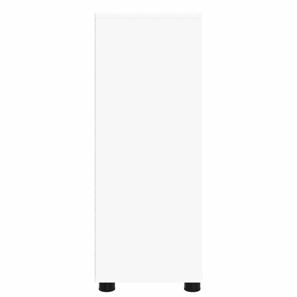 Oppbevaringsskap 80 x 31 x 81 cm Apdirbta mediena Balta
