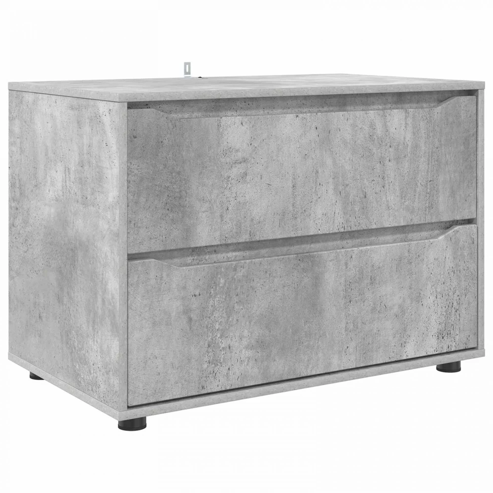 Oppbevaringsskap 80 x 48 x 57 cm Apdirbta mediena Betono pilka
