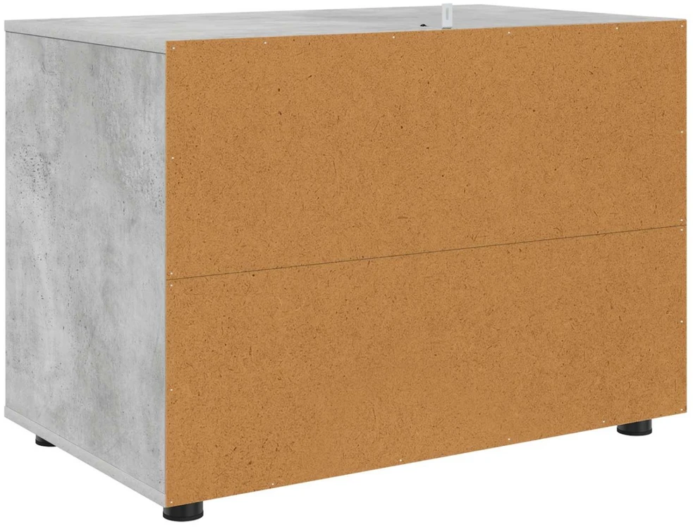 Oppbevaringsskap 80 x 48 x 57 cm Apdirbta mediena Betono pilka