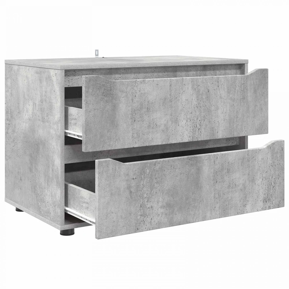 Oppbevaringsskap 80 x 48 x 57 cm Apdirbta mediena Betono pilka