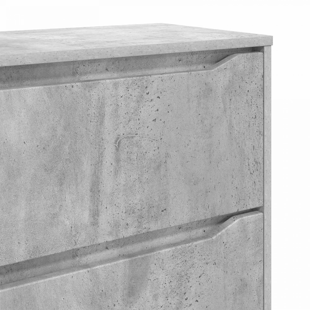 Oppbevaringsskap 80 x 48 x 57 cm Apdirbta mediena Betono pilka