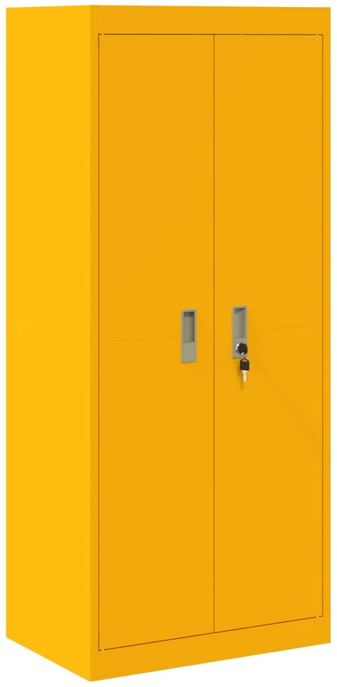 Oppbevaringsskap Garučių geltona 60 x 40 x 140 cm Plienas