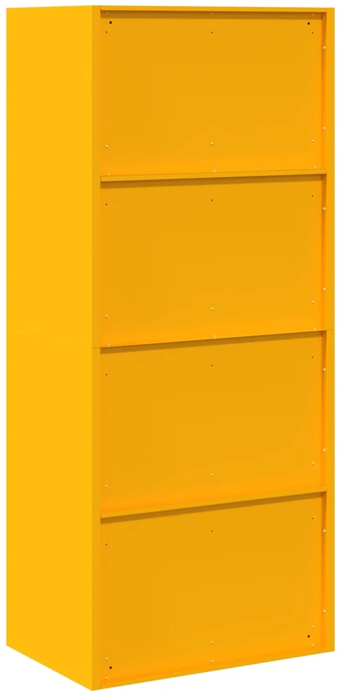 Oppbevaringsskap Garučių geltona 60 x 40 x 140 cm Plienas