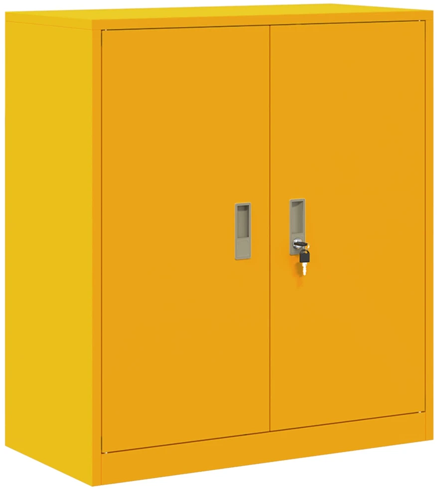 Oppbevaringsskap Garučių geltona 80 x 40 x 90 cm Plienas