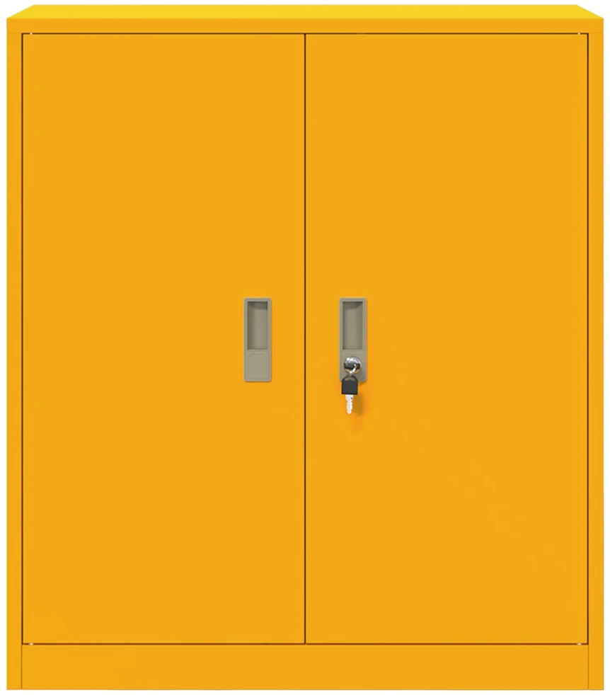 Oppbevaringsskap Garučių geltona 80 x 40 x 90 cm Plienas