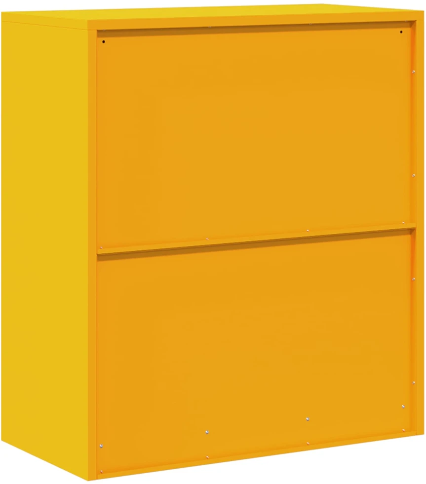 Oppbevaringsskap Garučių geltona 80 x 40 x 90 cm Plienas