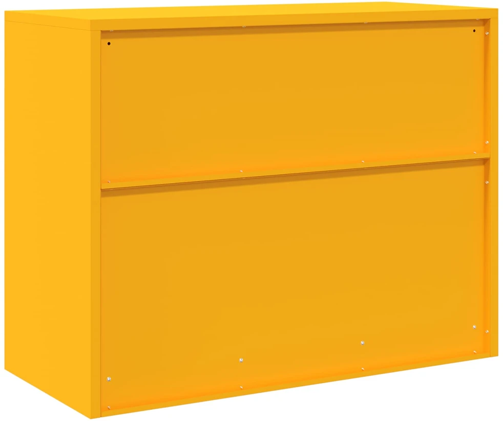 Oppbevaringsskap Garučių geltona 90 x 40 x 70 cm Plienas