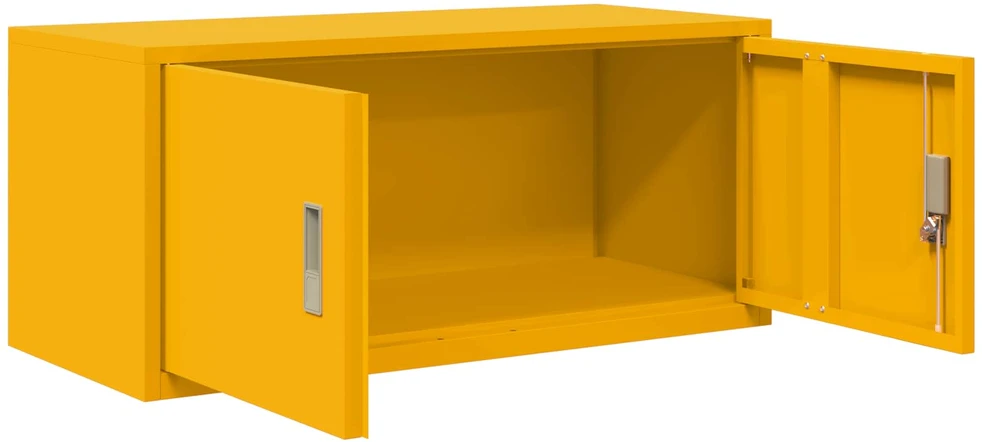 Oppbevaringsskap Garučių geltona 90 x 40 x 40 cm Plienas