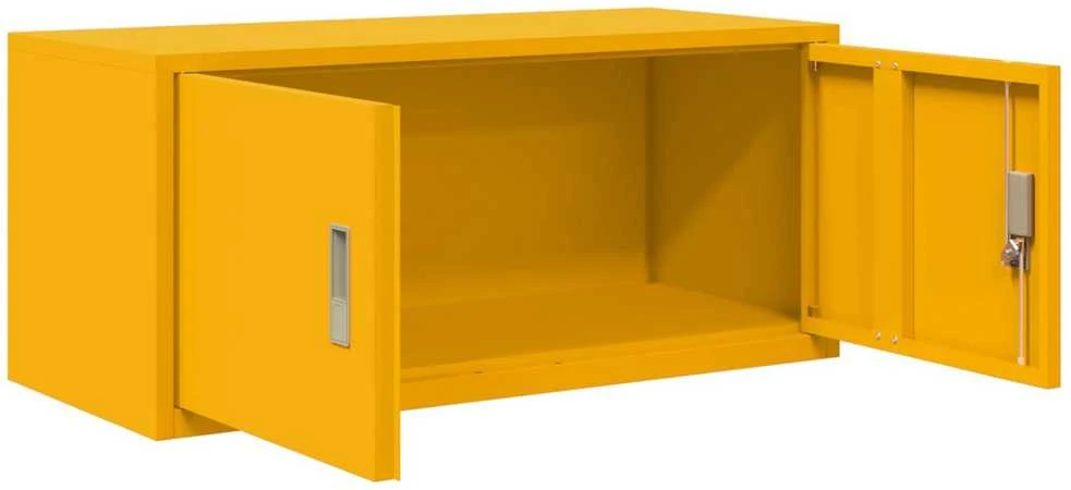 Oppbevaringsskap Garučių geltona 90 x 40 x 40 cm Plienas