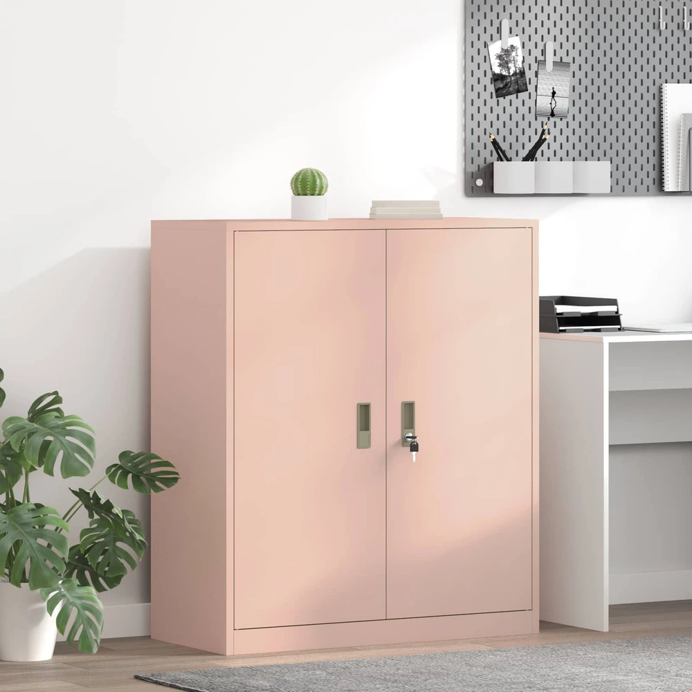 Oppbevaringsskap Rožinė 90 x 40 x 105 cm Plienas