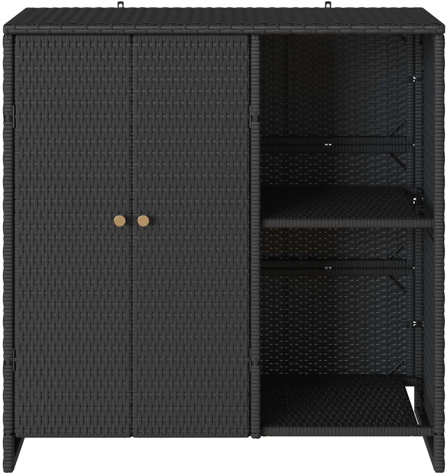 Oppbevaringsskap su lentyna Juoda 100 x 36 x 102 cm Ratanas