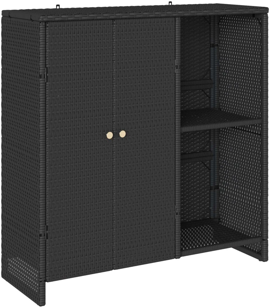 Oppbevaringsskap su lentyna Juoda 100 x 36 x 102 cm Ratanas