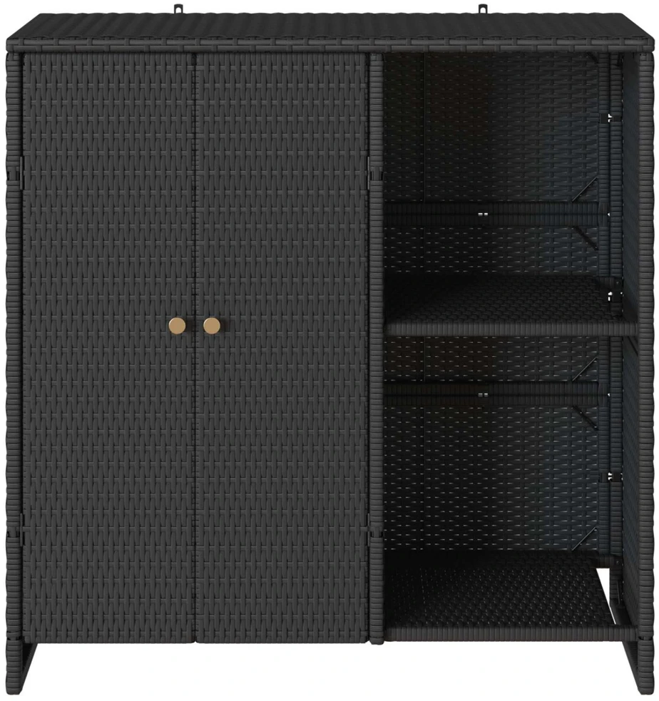 Oppbevaringsskap su lentyna Juoda 100 x 36 x 102 cm Ratanas