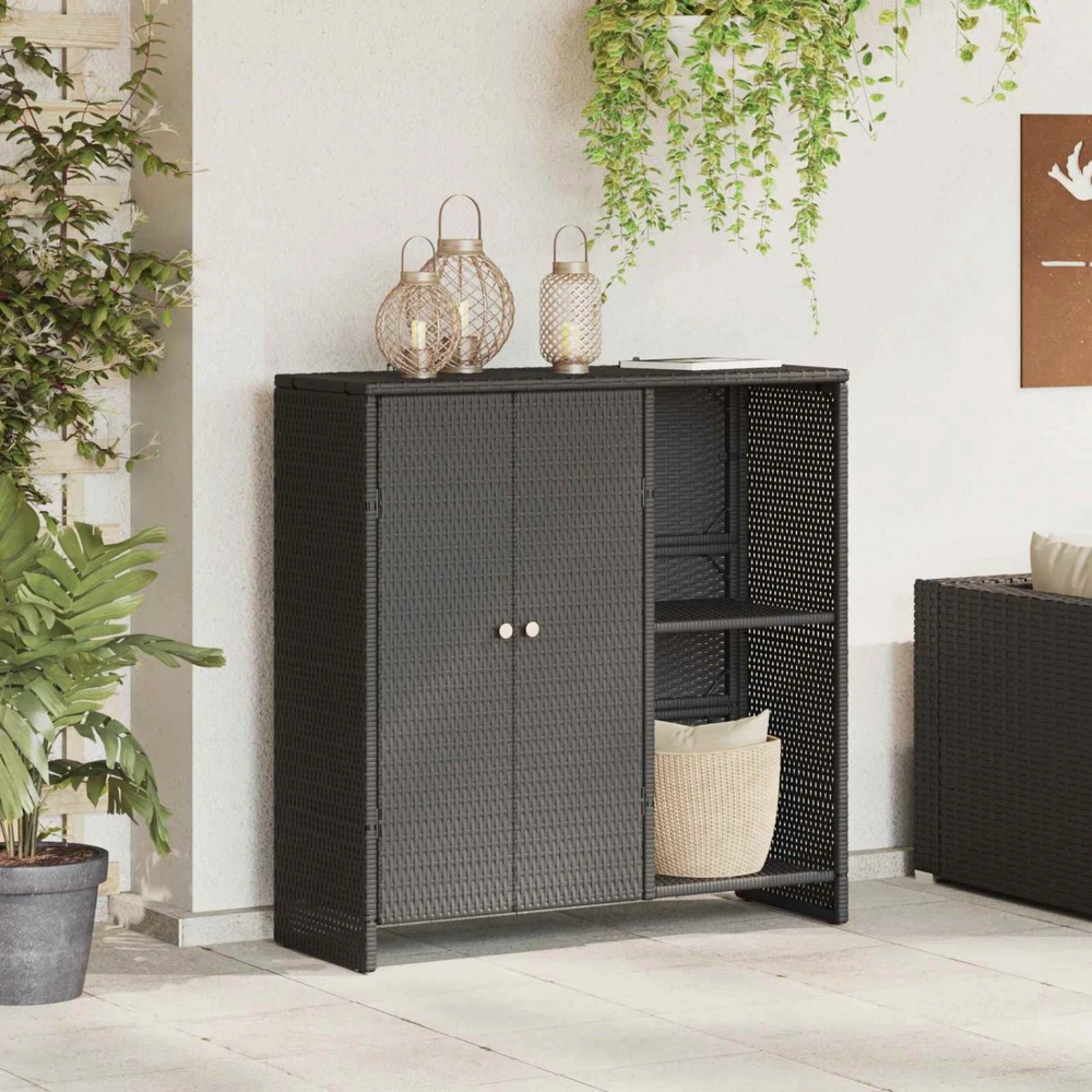 Oppbevaringsskap su lentyna Juoda 100 x 36 x 102 cm Ratanas