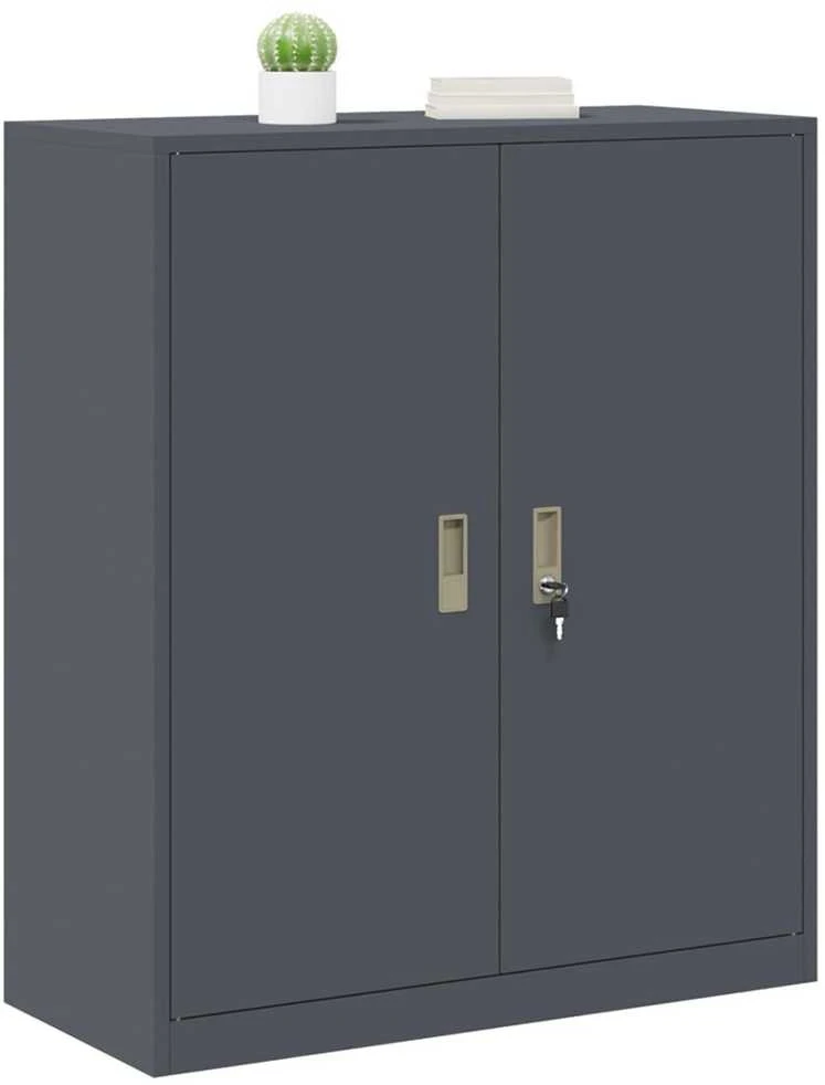 Oppbevaringsskap Antracitas 90 x 40 x 105 cm Plienas