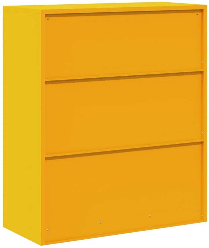 Oppbevaringsskap Garučių geltona 90 x 40 x 105 cm Plienas