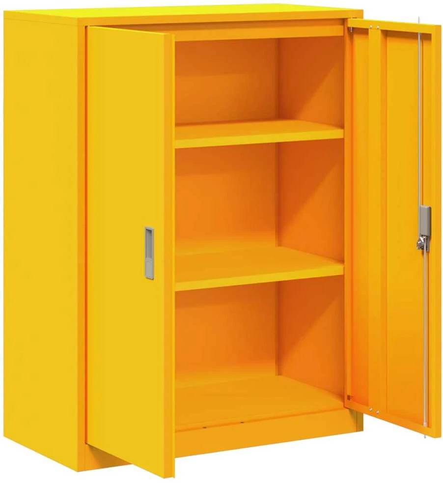 Oppbevaringsskap Garučių geltona 80 x 40 x 105 cm Plienas