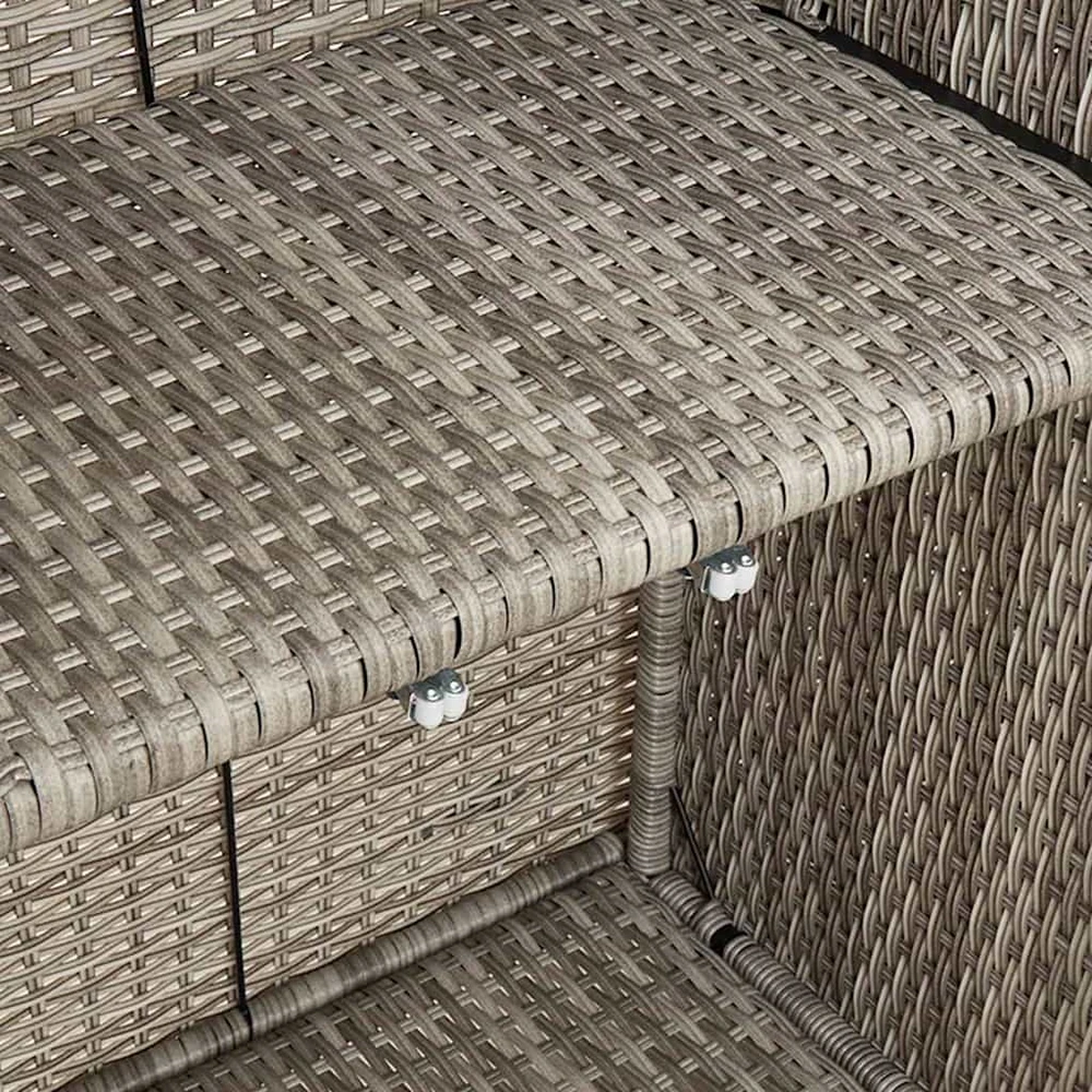 Oppbevaringsskap Šviesiai pilka 100 x 36 x 102 cm Ratanas