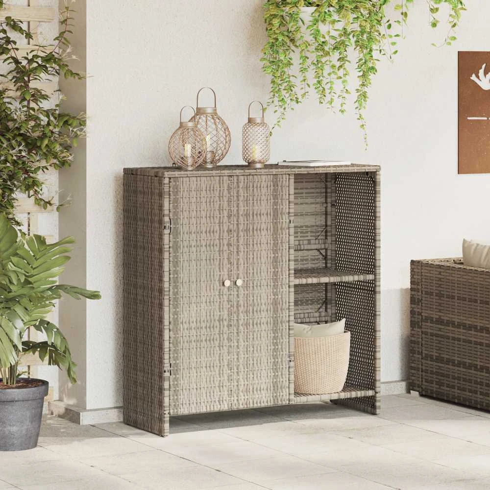 Oppbevaringsskap Šviesiai pilka 100 x 36 x 102 cm Ratanas