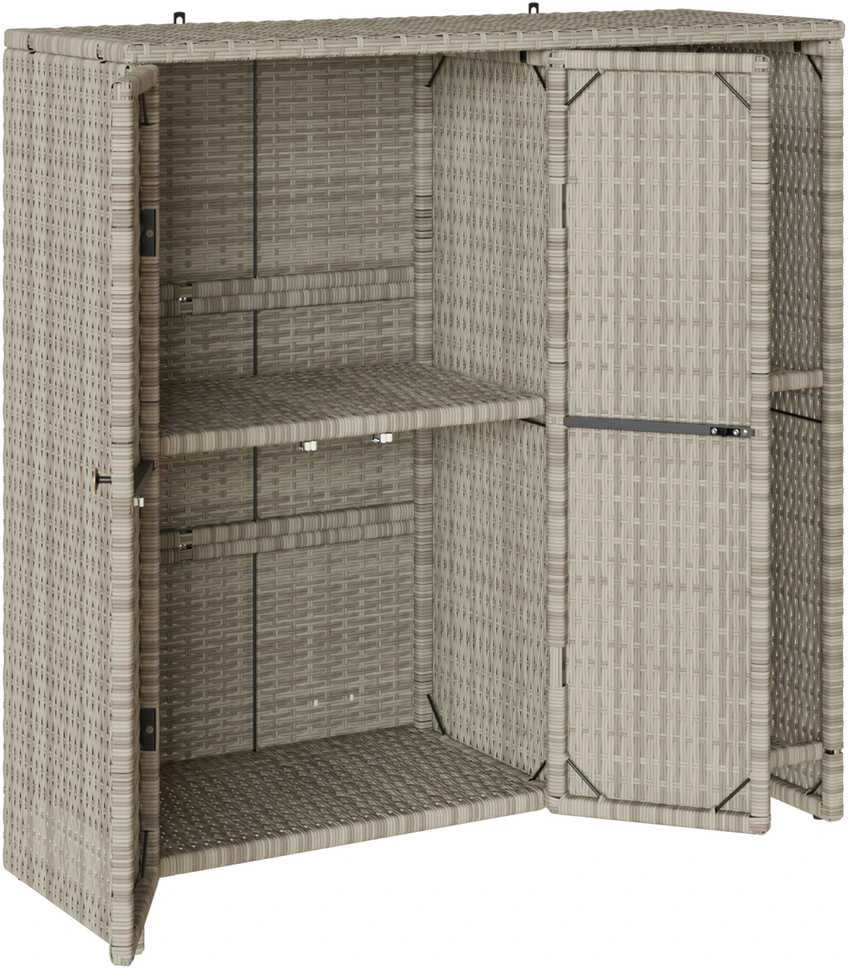 Oppbevaringsskap Šviesiai pilka 100 x 36 x 102 cm Ratanas