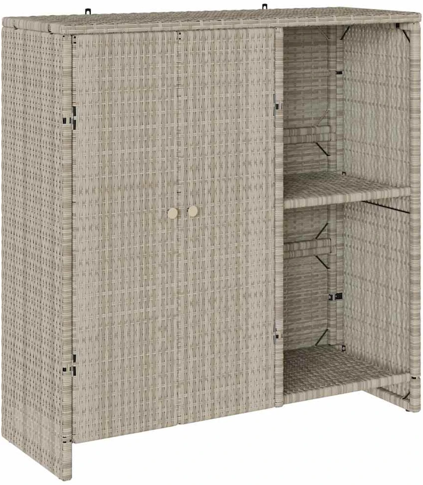 Oppbevaringsskap Šviesiai pilka 100 x 36 x 102 cm Ratanas