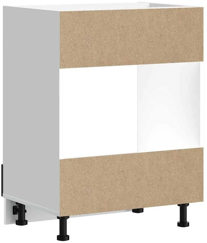 Orkaitės spintelė "Lucca" Juodas Engineered Wood